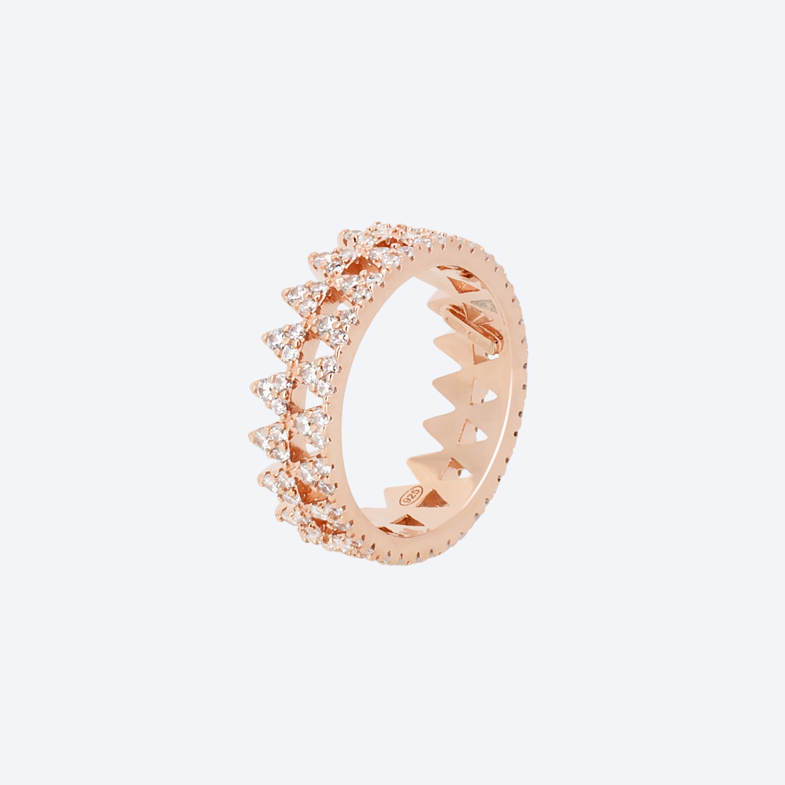 ANELLO corona pavé