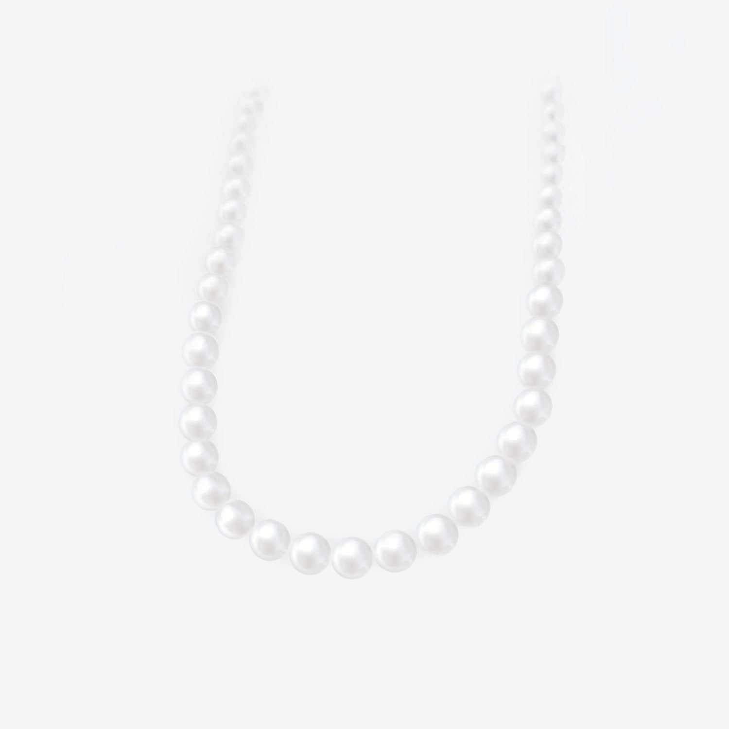 COLLANA girocollo di perle - 4mm