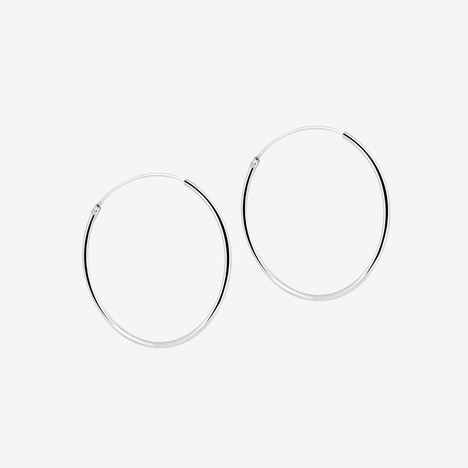 ORECCHINI a cerchio - argento 30mm