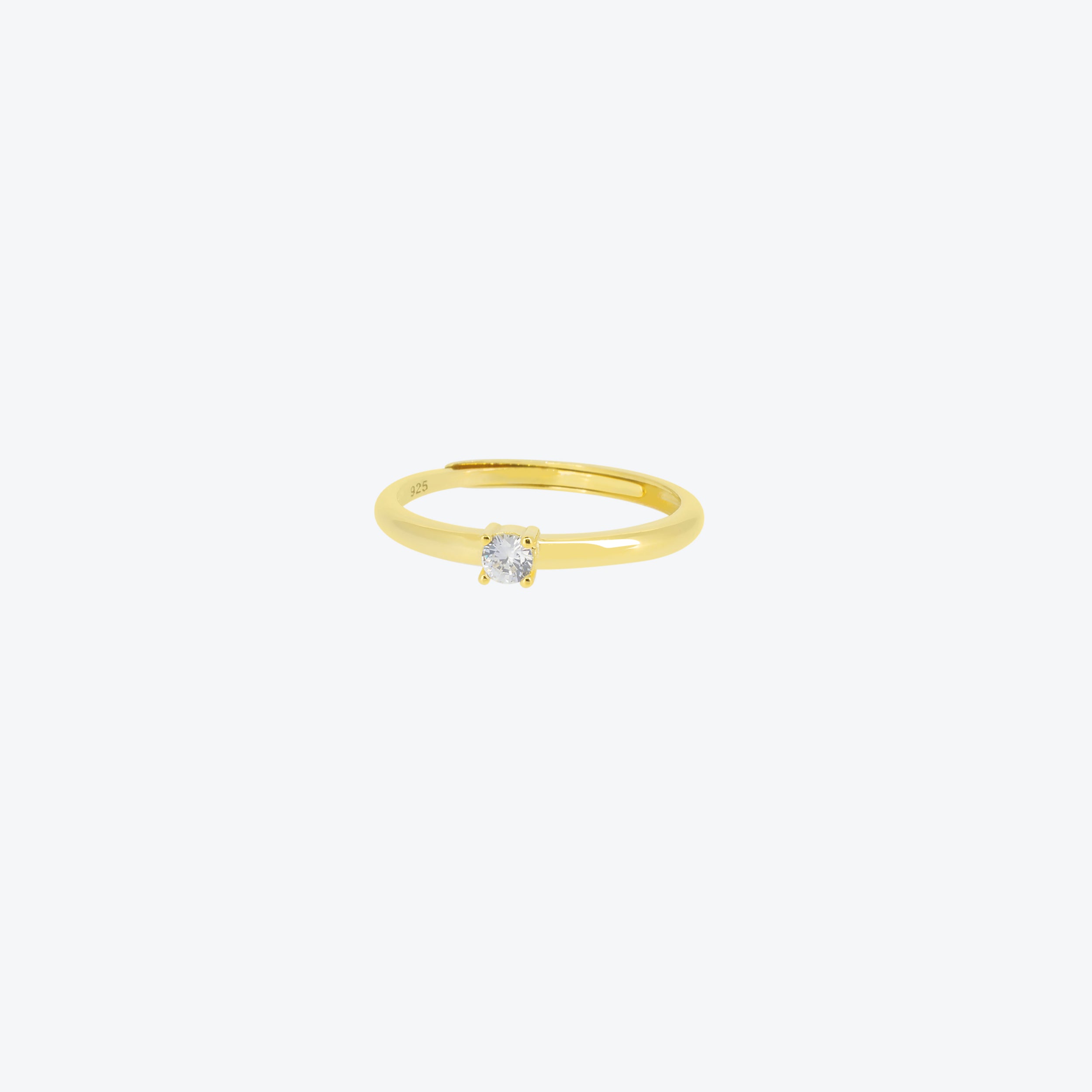 ANELLO solitario - oro