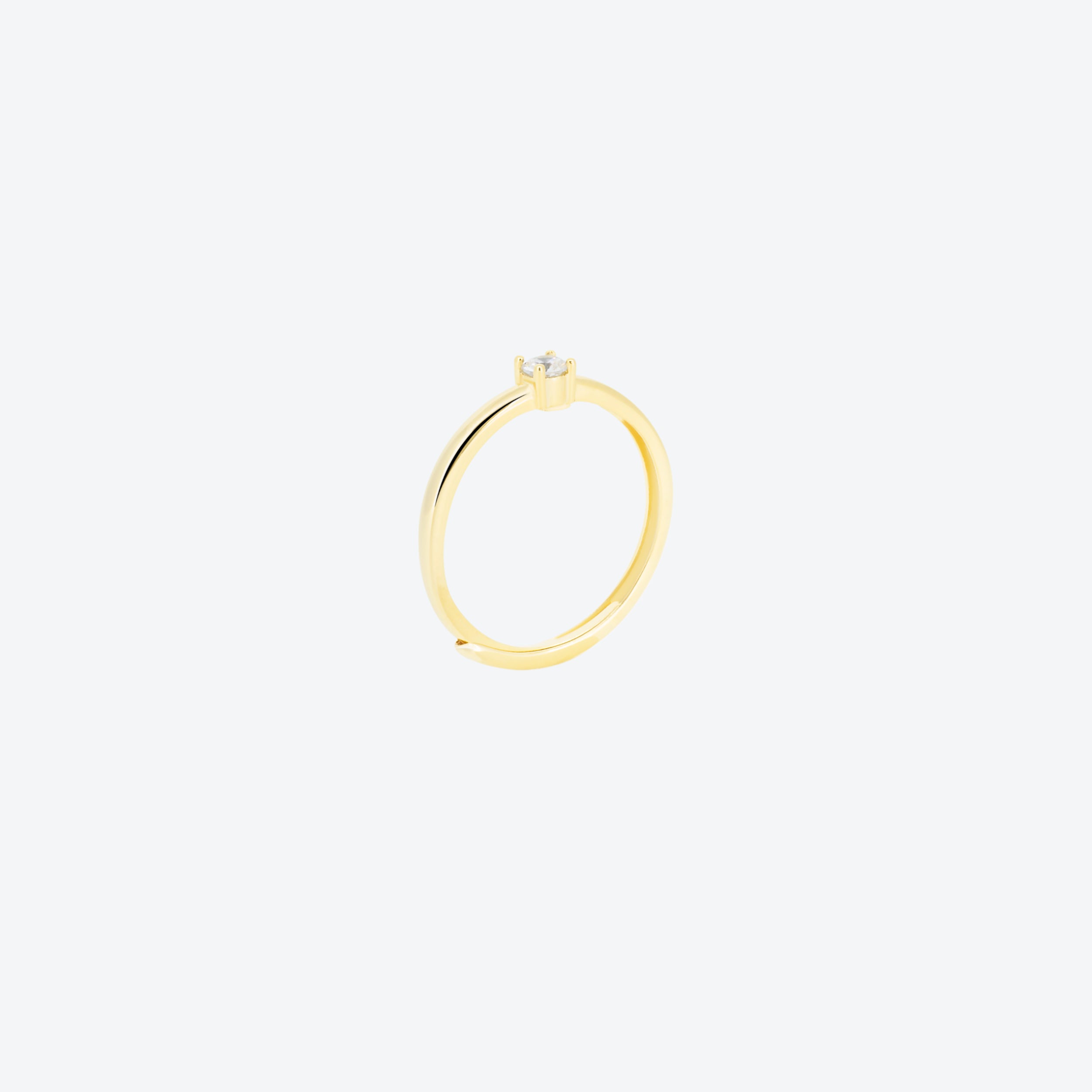 ANELLO solitario - oro
