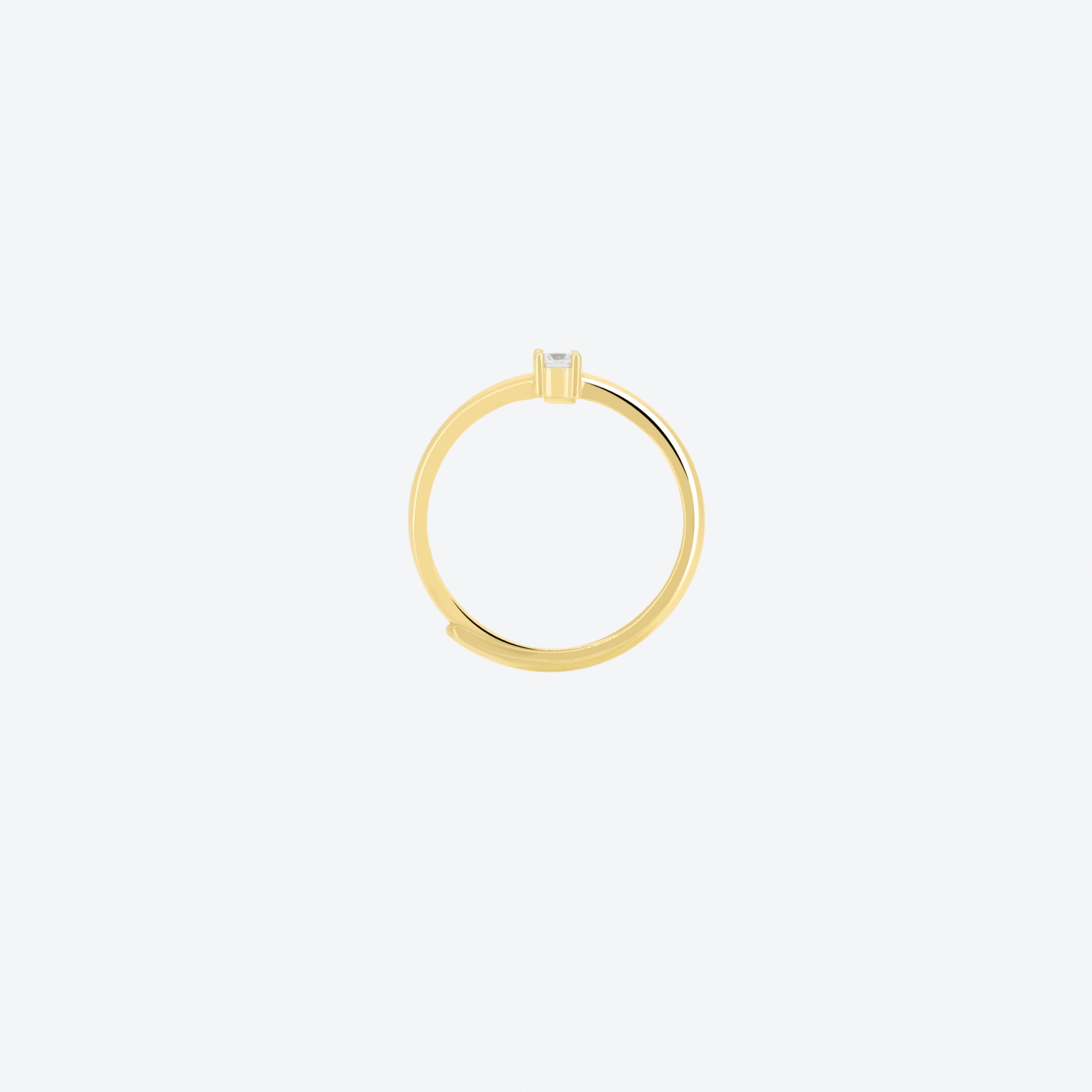 ANELLO solitario - oro