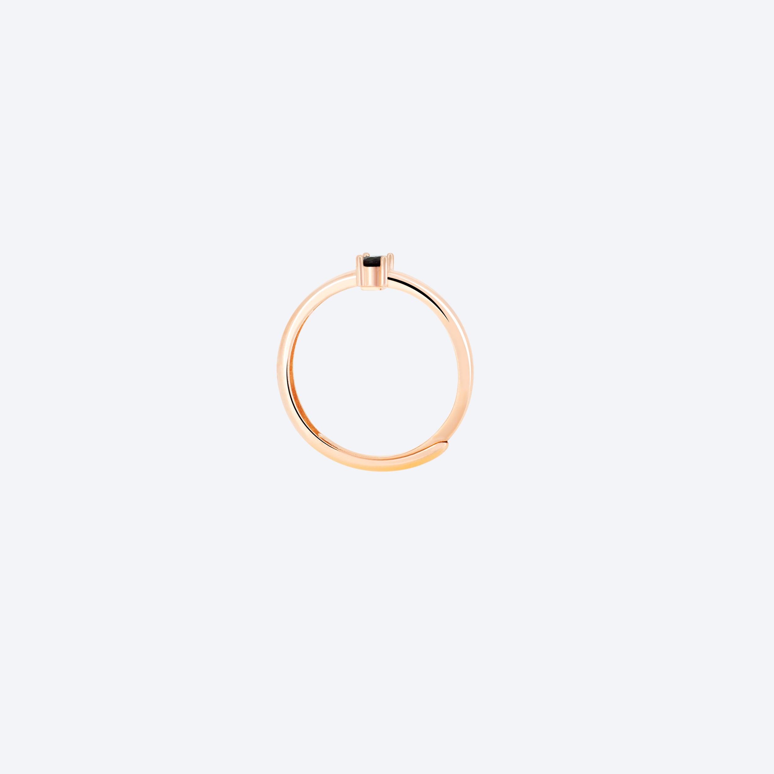 ANELLO solitario - rosè
