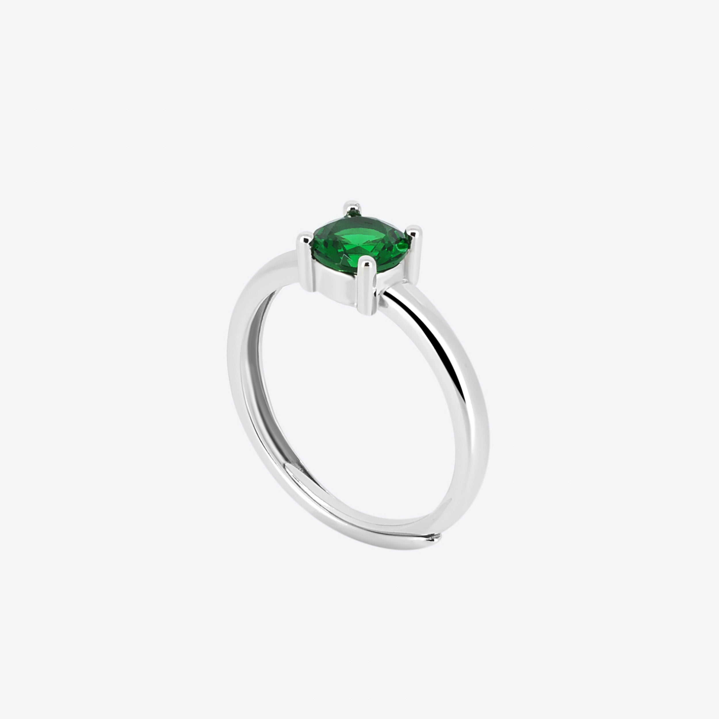 ANELLO solitario - verde