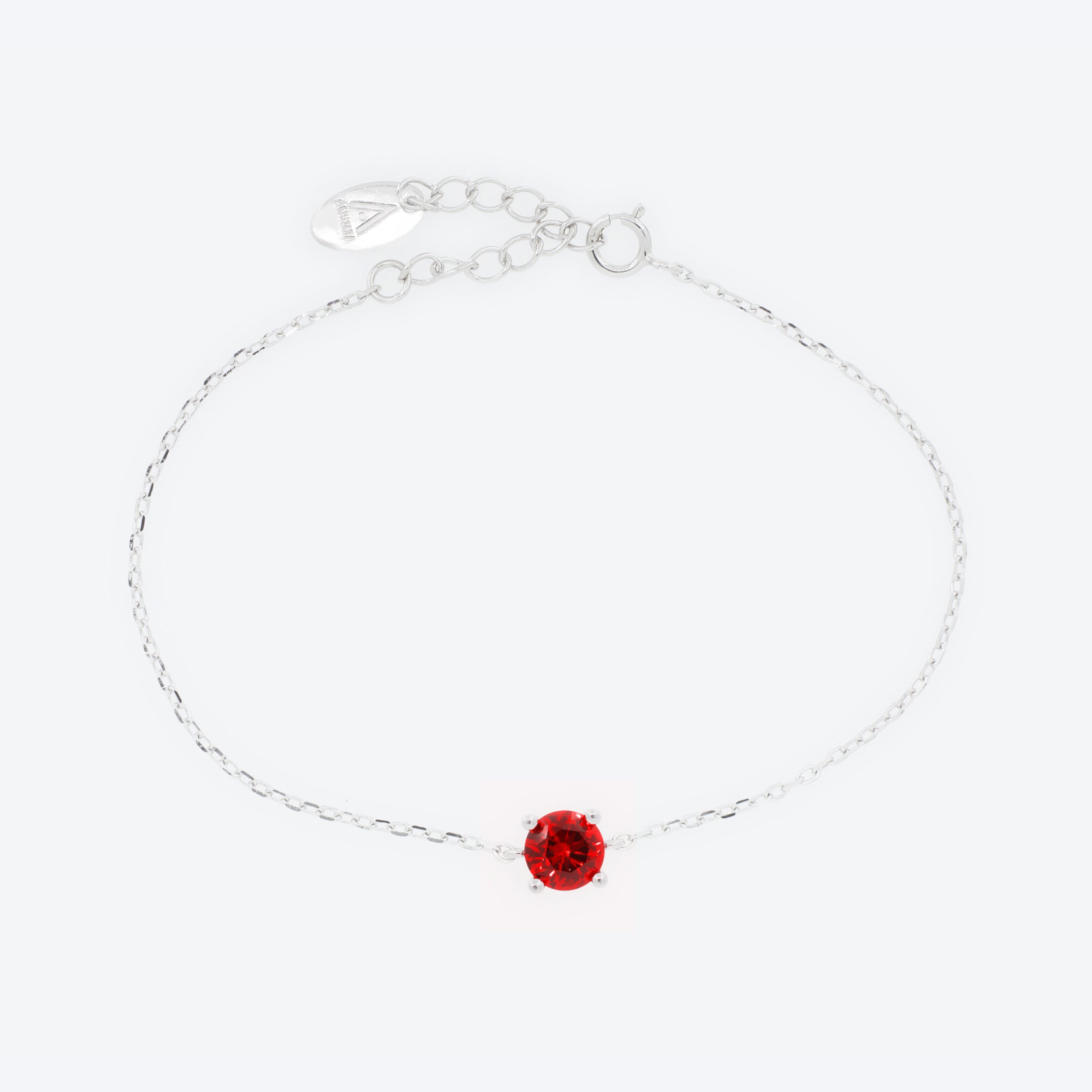 BRACCIALE con zircone rosso