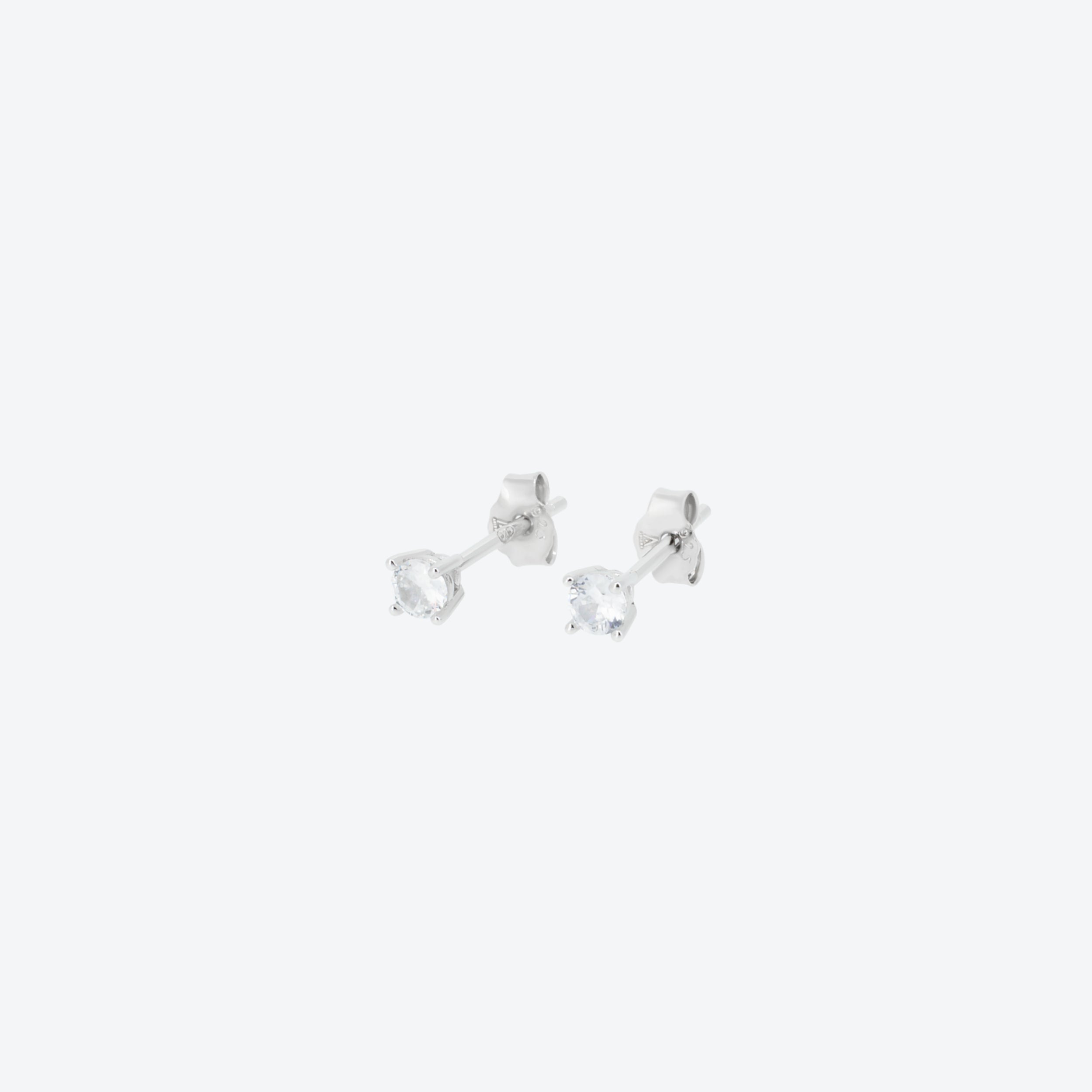 ORECCHINI punto luce bianco