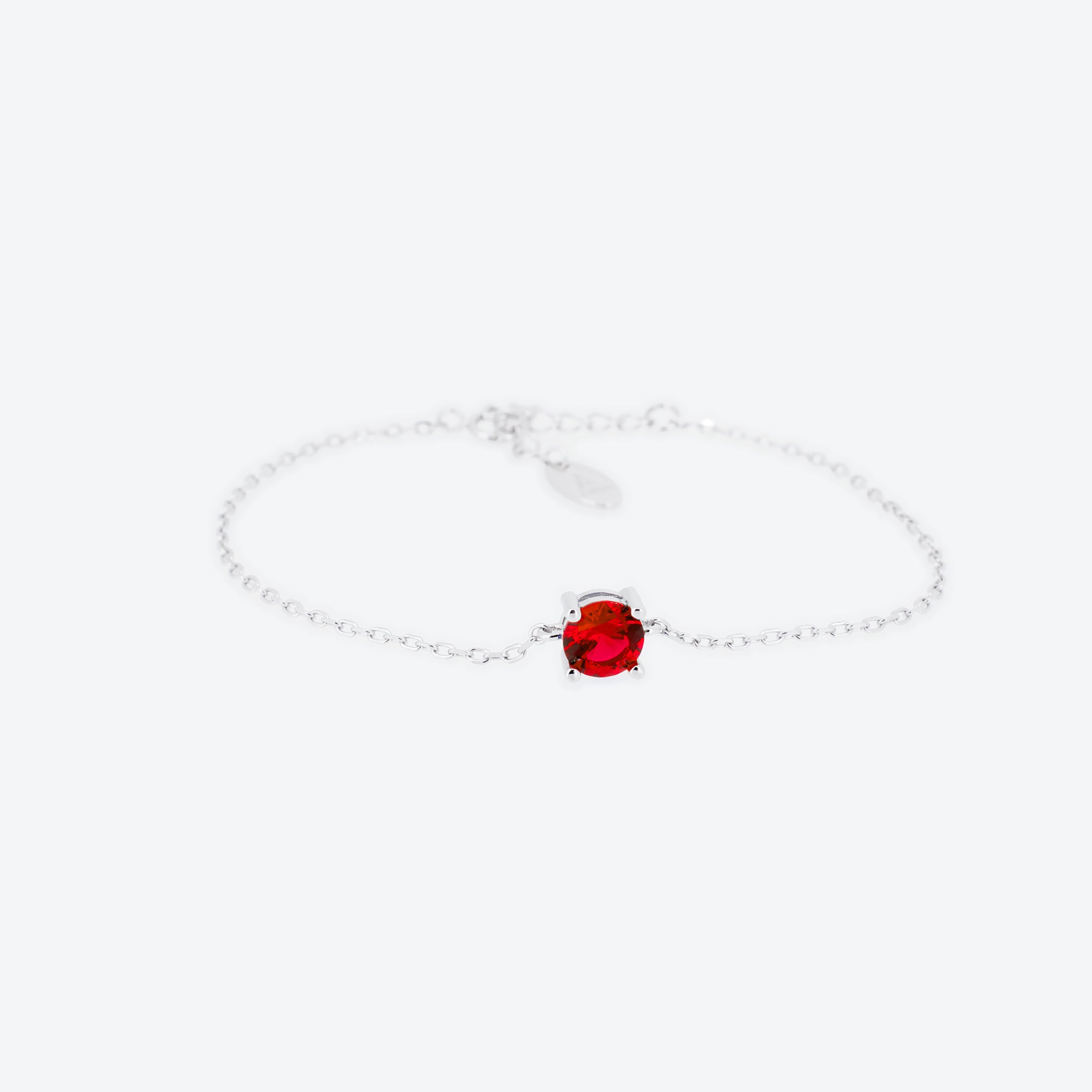 BRACCIALE con zircone rosso