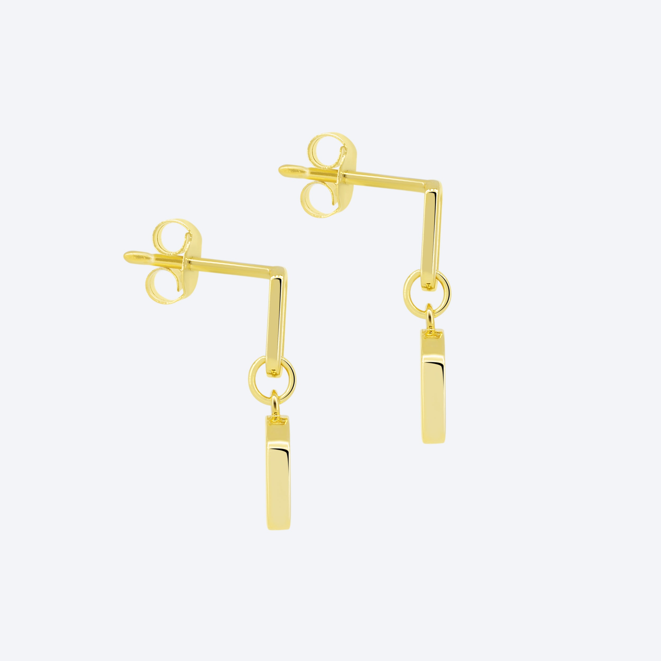 ORECCHINI pendenti con inserto in madreperla - oro