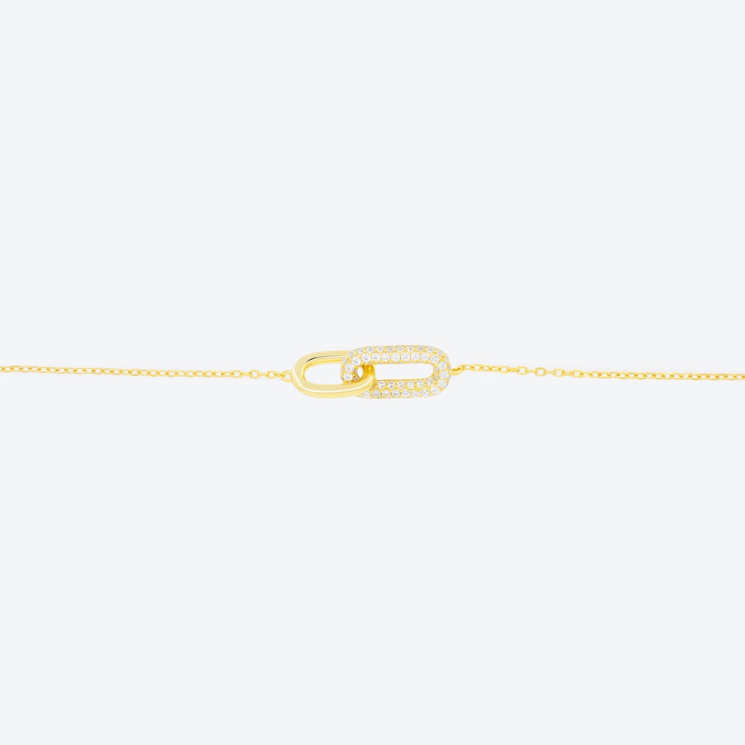 BRACCIALE catena pavé - oro