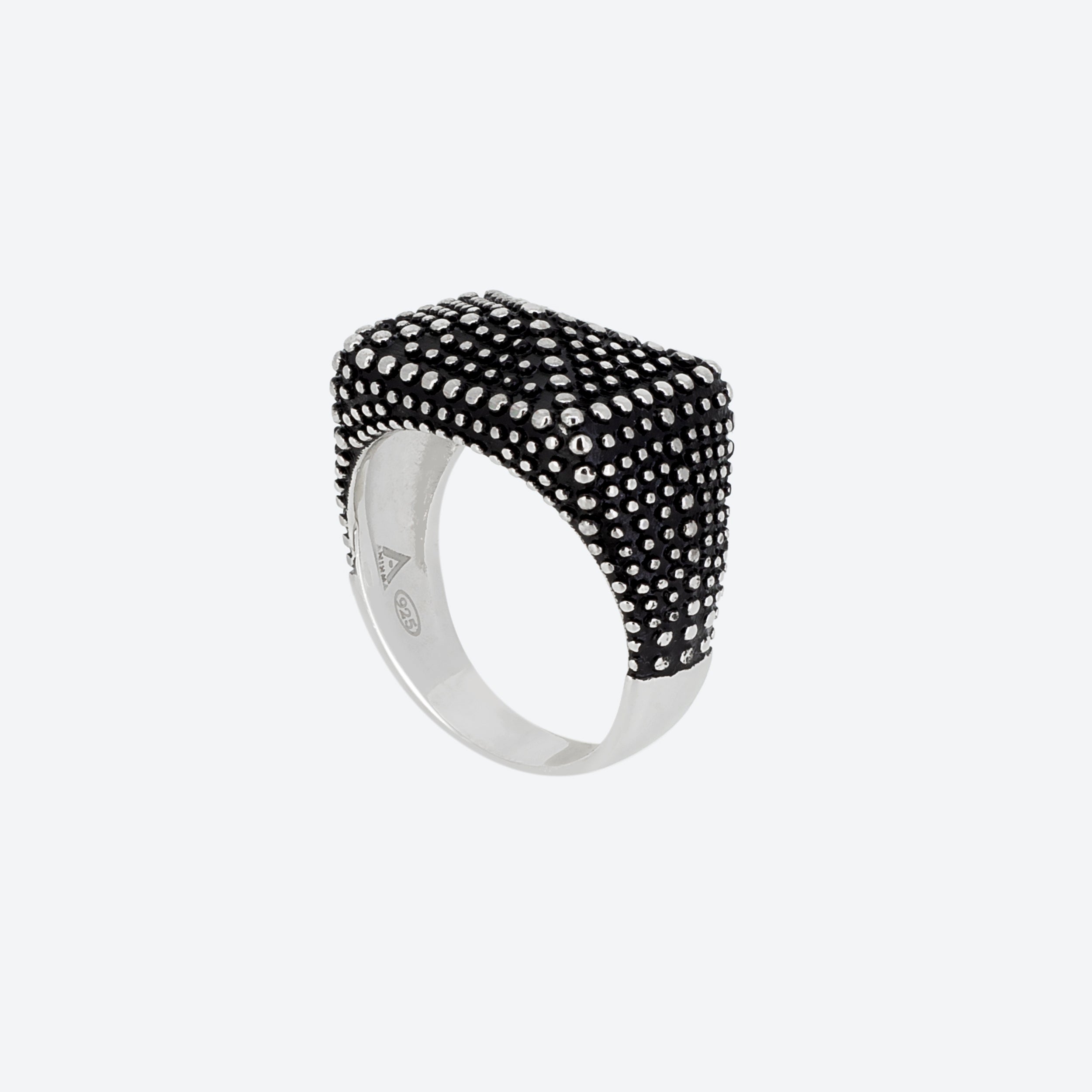 ANELLO puntinato rettangolare