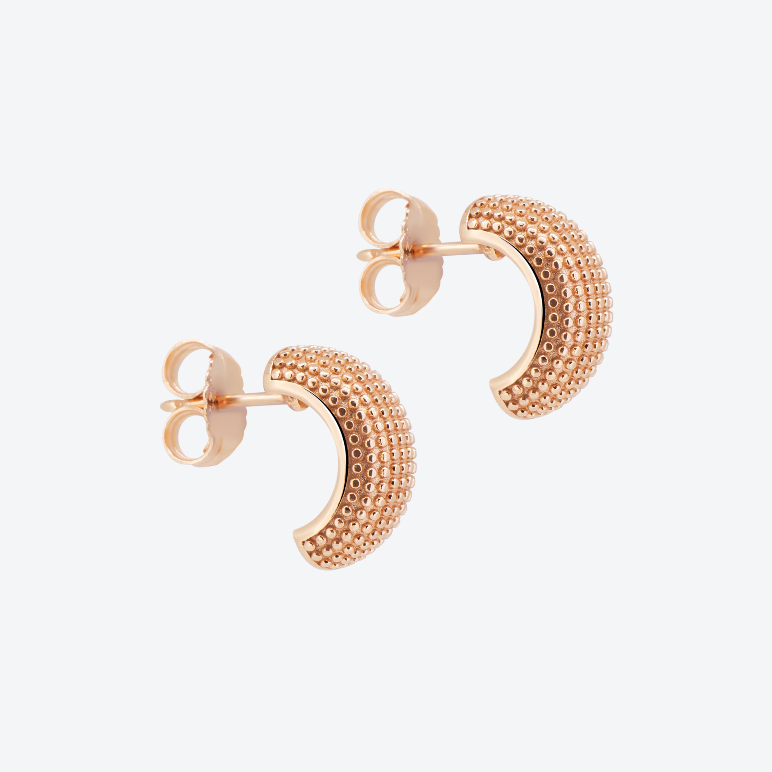 ORECCHINI SEMICERCHIO puntinati