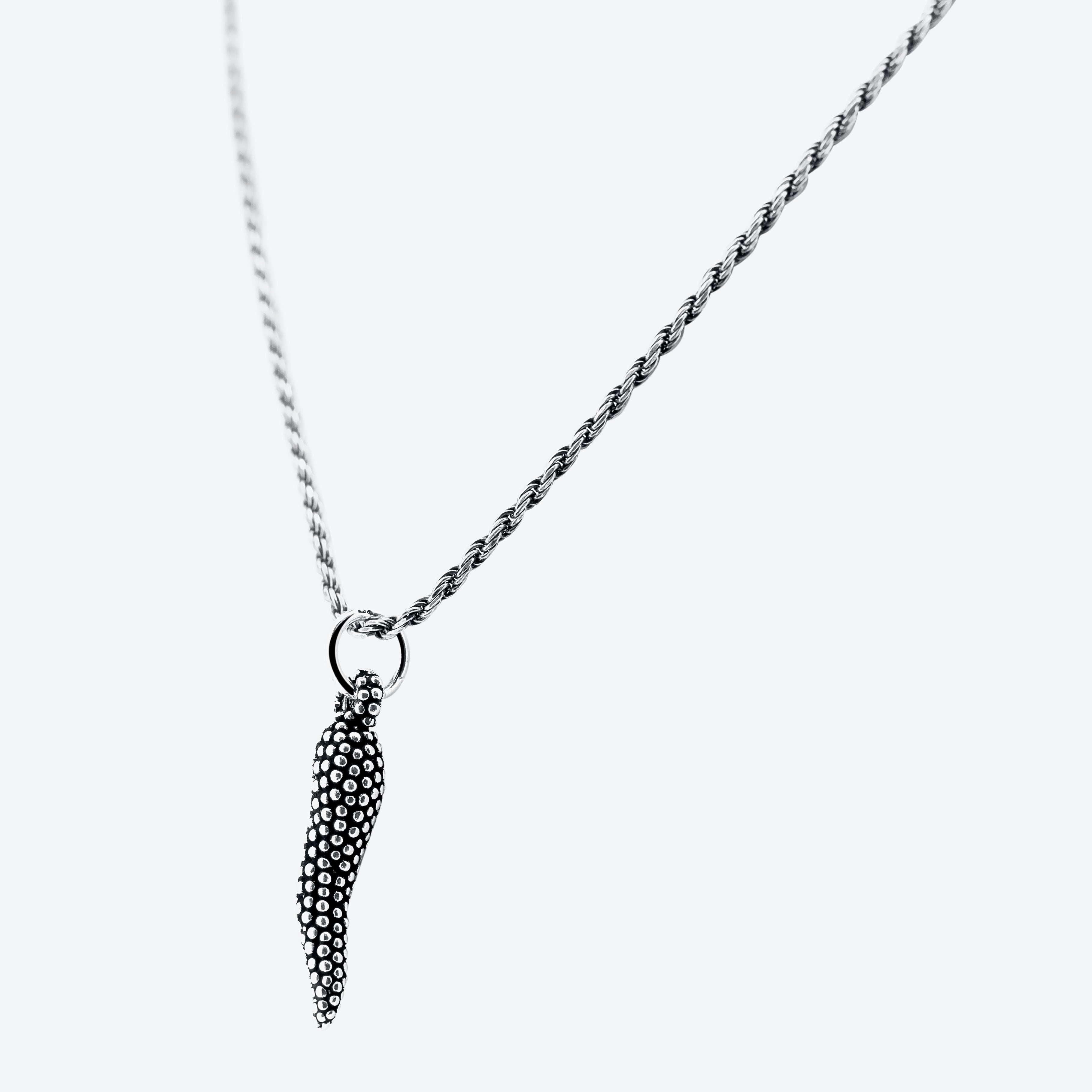 COLLANA cordoncino con pendente cornetto