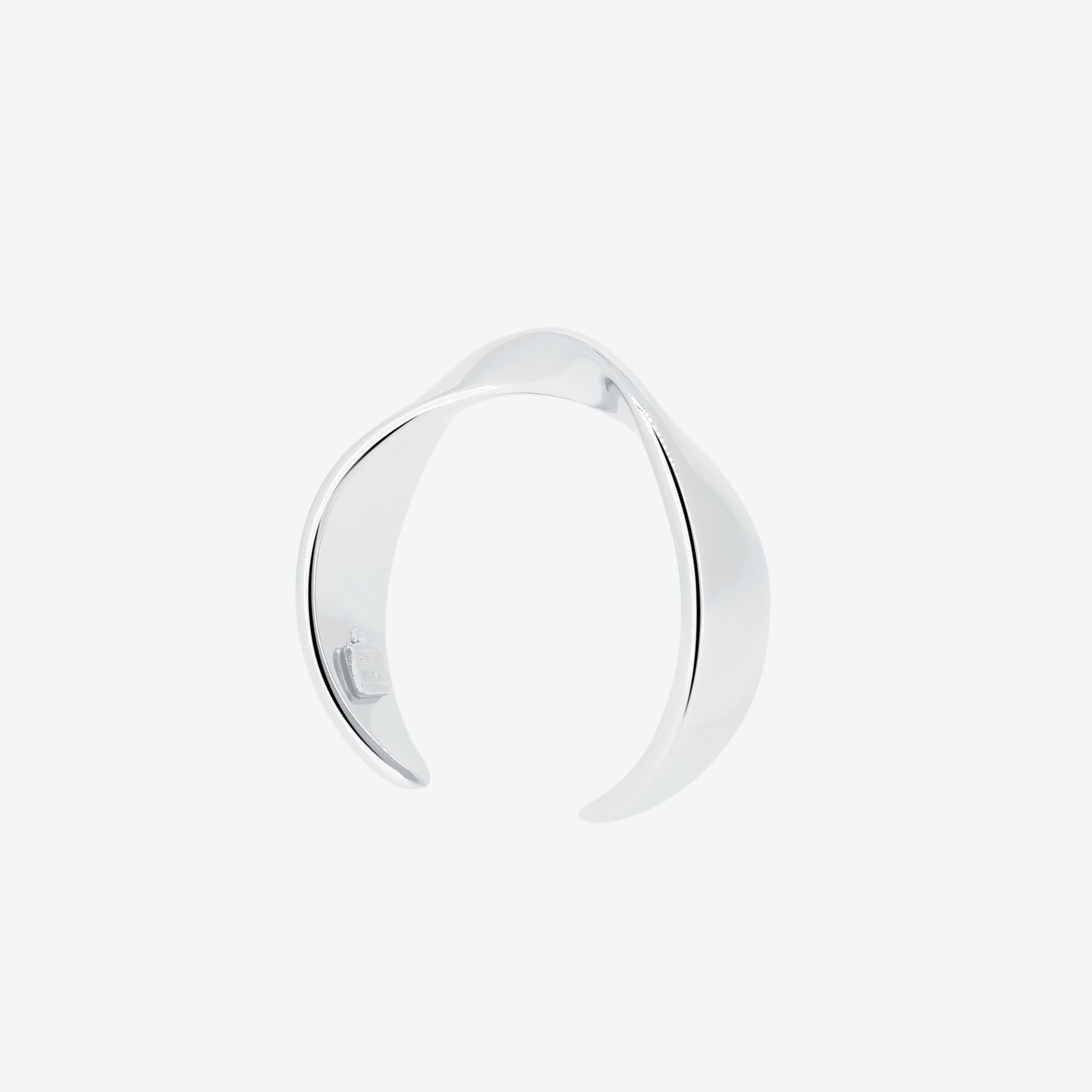 ANELLO onda liscia - argento