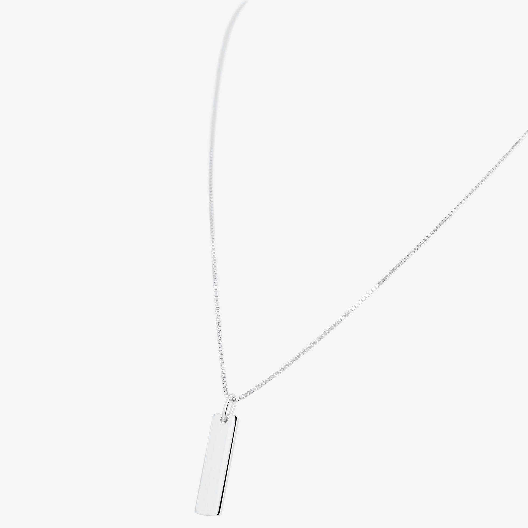 COLLANA veneziana con piastra - argento