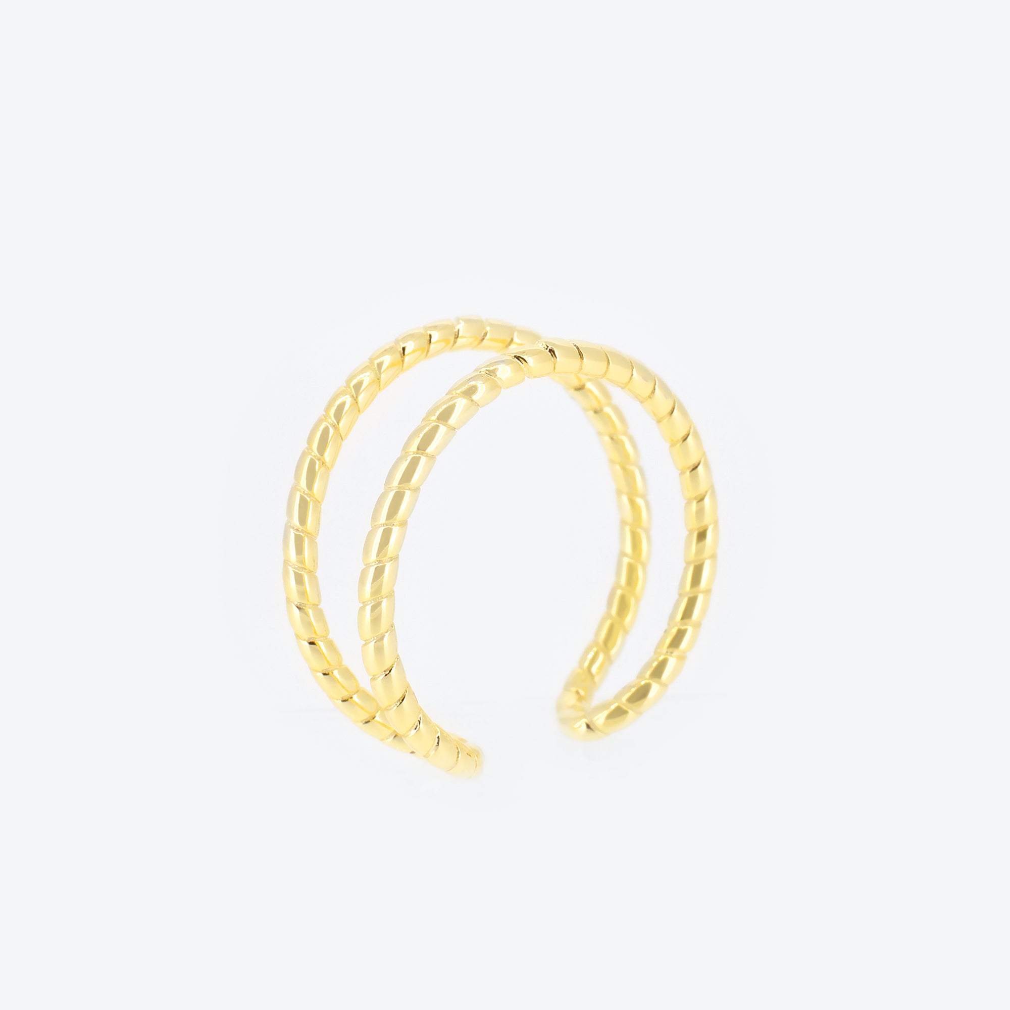 ANELLO corda due fili - oro