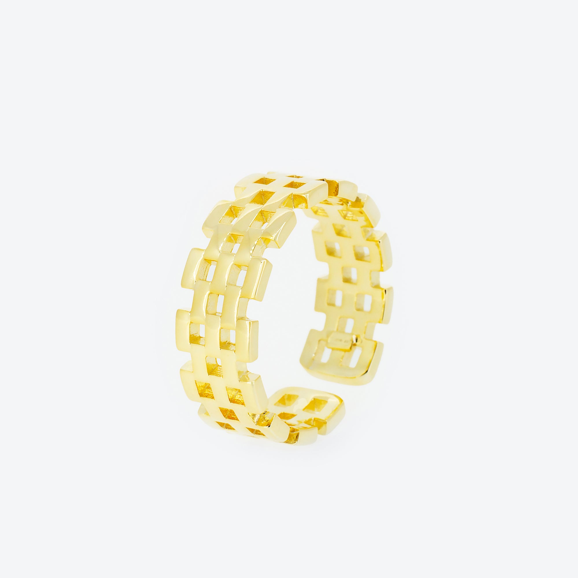ANELLO catena doppia - oro