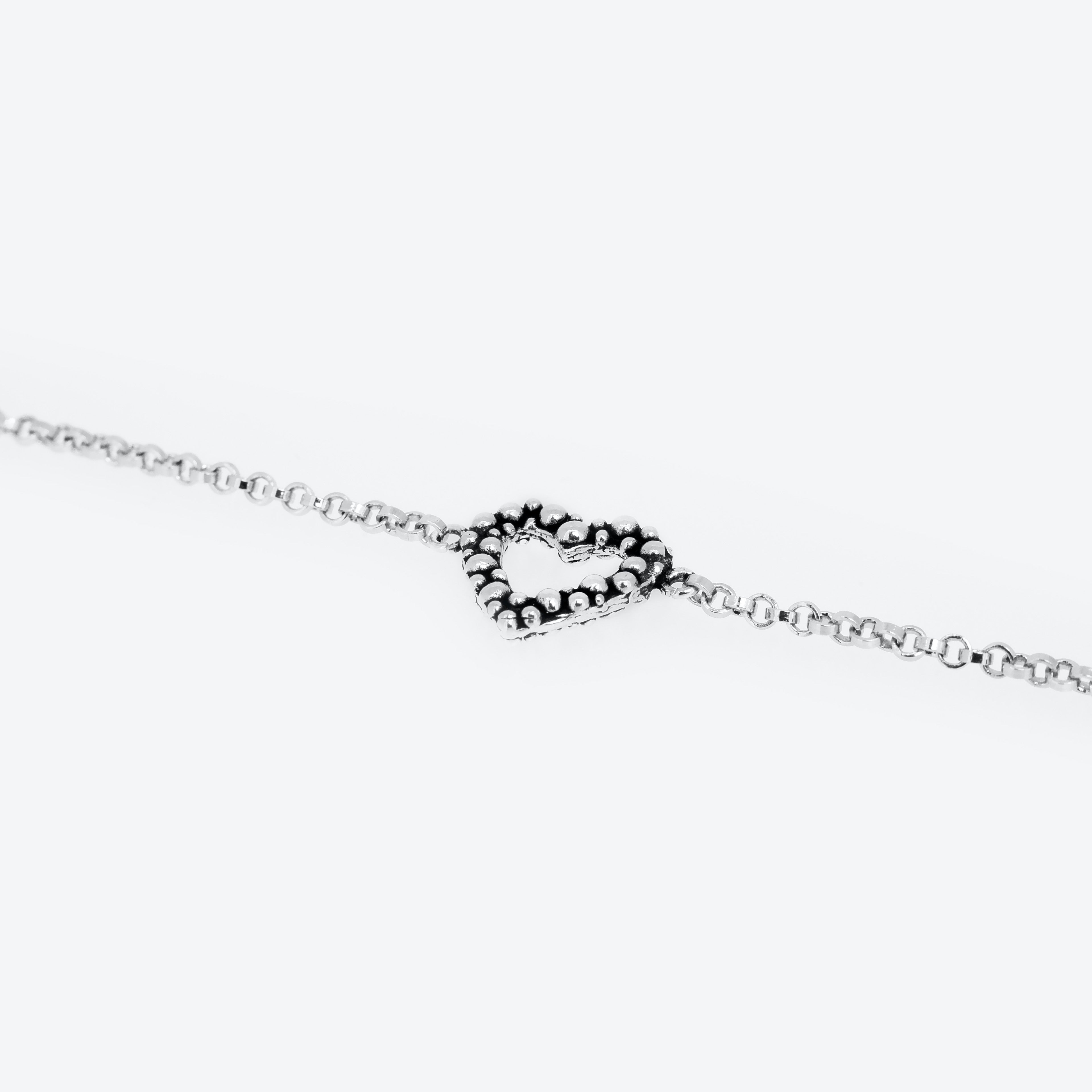BRACCIALE CUORE PUNTINATO