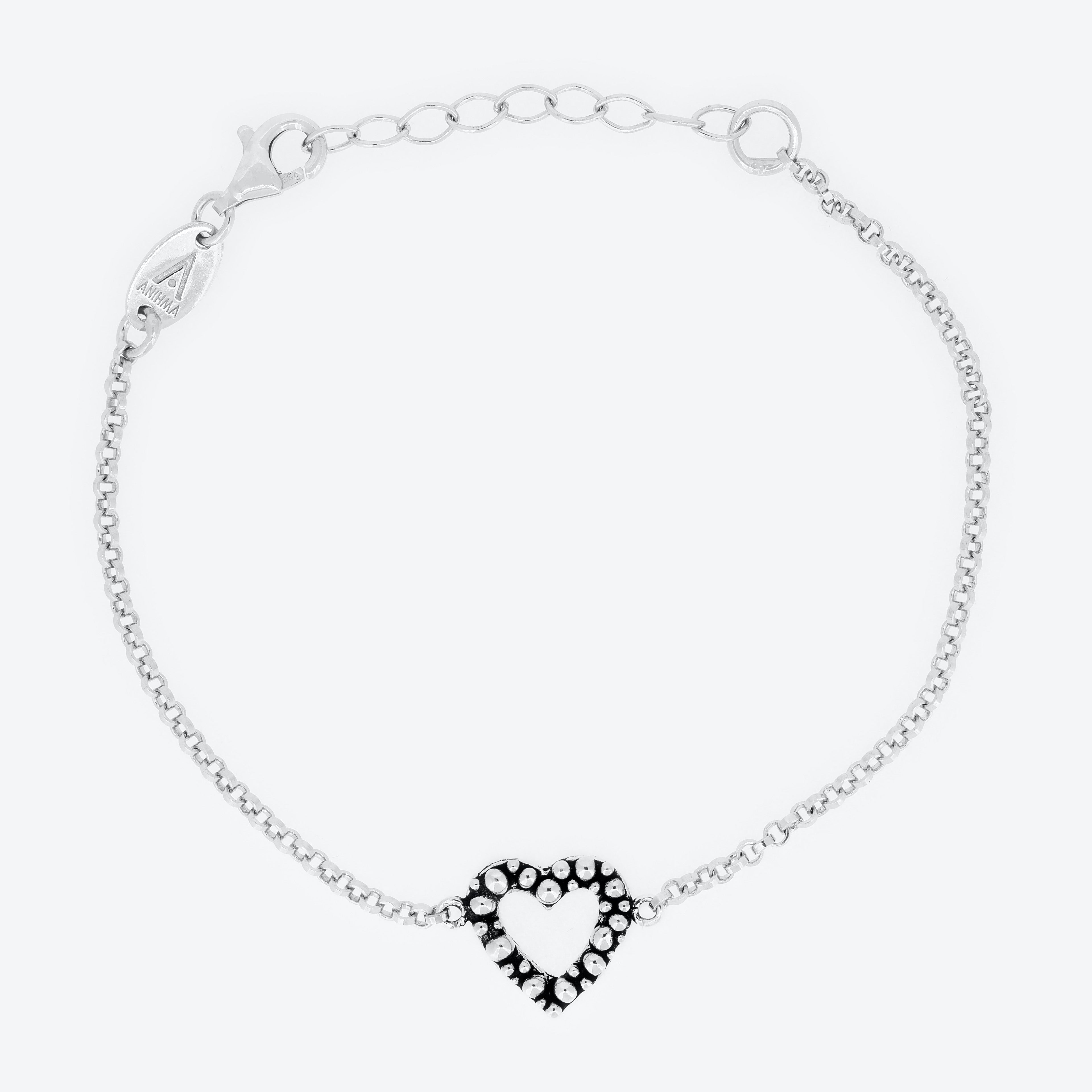 BRACCIALE CUORE PUNTINATO