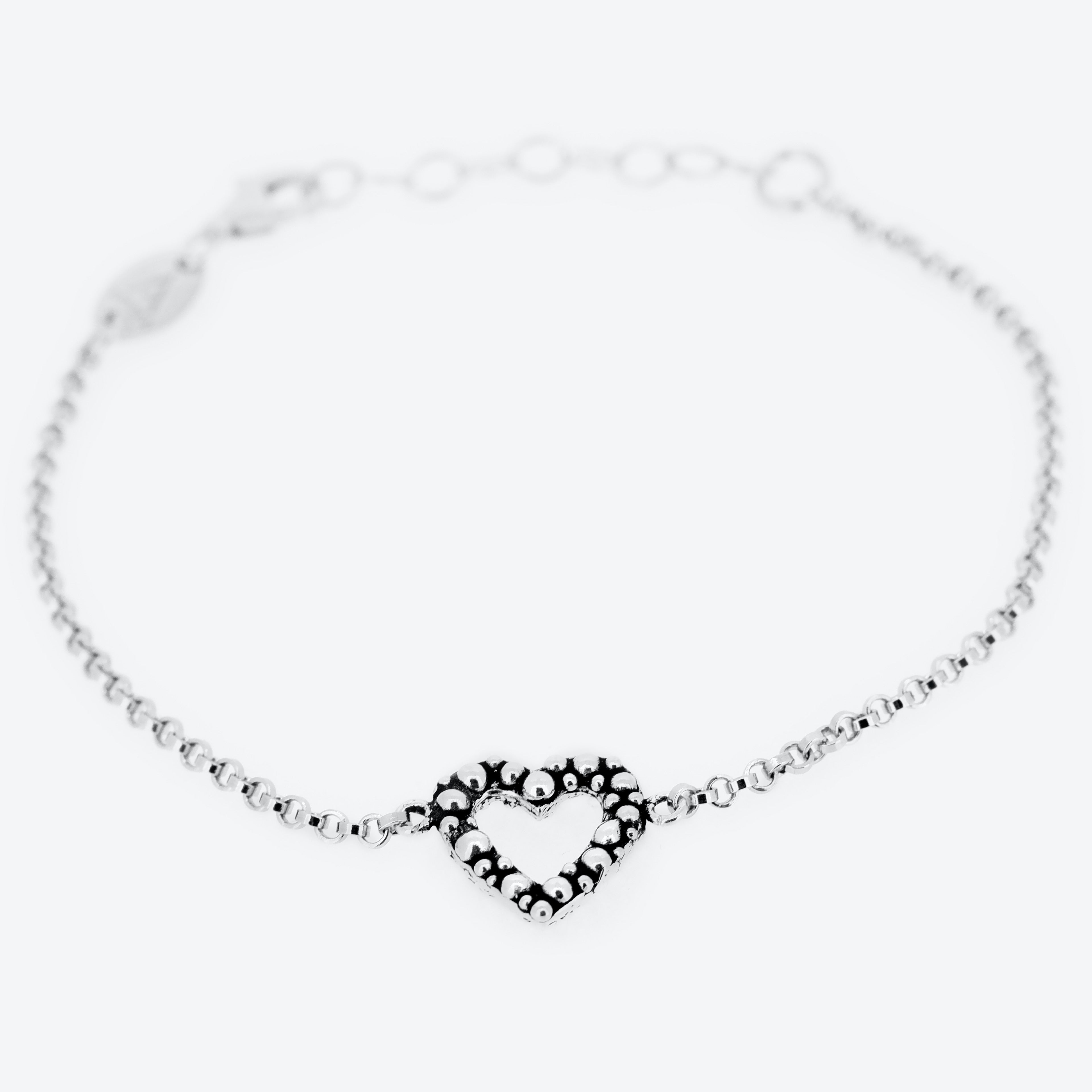 BRACCIALE CUORE PUNTINATO