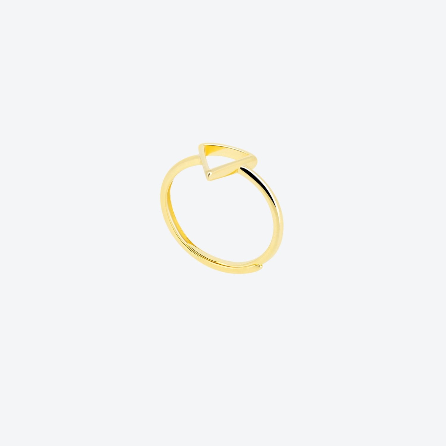 ANELLO TRIANGOLO VUOTO - ORO