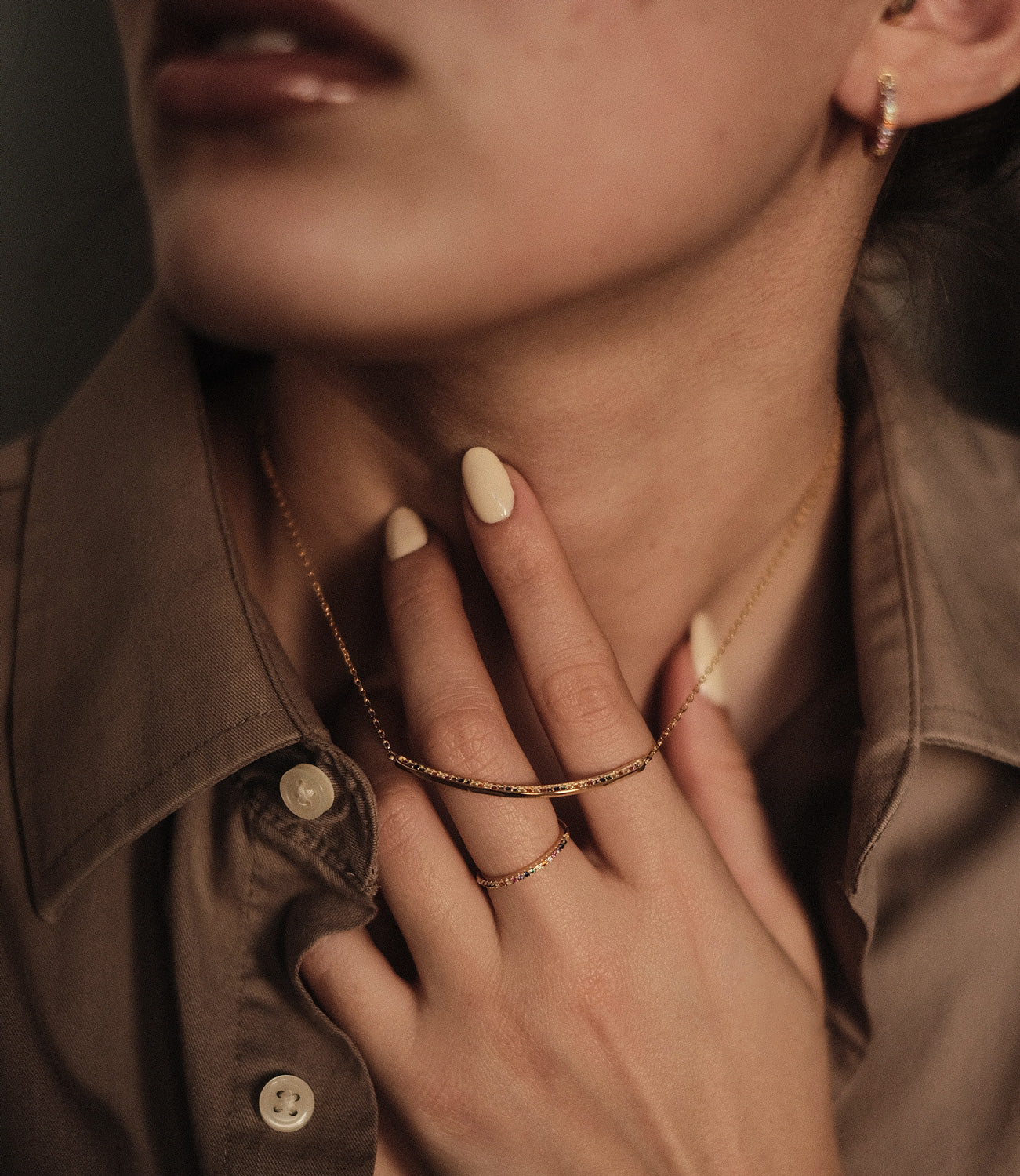 Orecchini A Cerchio In Oro 14k (585) Con Zirconi – Piccoli Cerchi Luccicanti Per Donna, Regalo In Confezione Originale